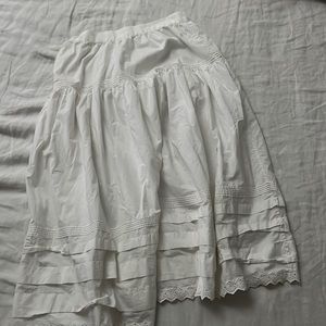 DÔEN Sebastiane Tiered Cotton Maxi Skirt